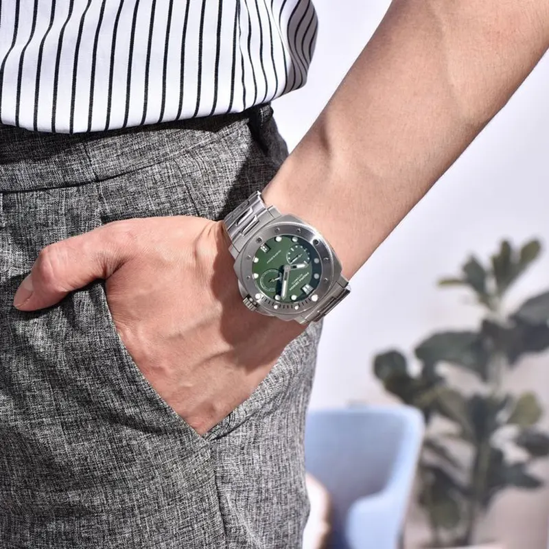 Pagani Design Diver's Classic Green Dial Men's Watch-  PD-1767